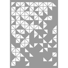 Pronty Mask Stencil - Pattern Triangles (A4)