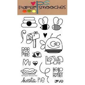 Paper Smooches Clear Stamp Set - Bee Mine