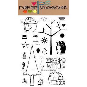 Paper Smooches Clear Stamp Set - Winter Groves