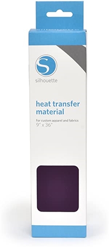 Silhouette Heat Transfer - Smooth / Purple 9"