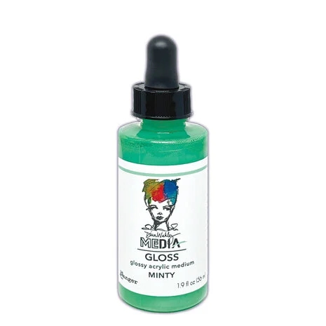 Dina Wakley Media Gloss - Minty