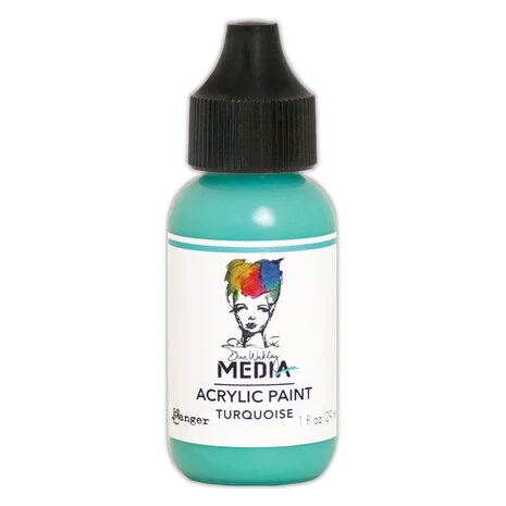 Dina Wakley Media - Paint 1oz Bottle / Turquoise