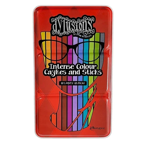 Dylusion Colour Caykes & Sticks - Intense Colour Set 1