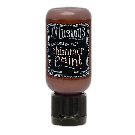 Dylusion SHIMMER Paint - Chocolate Drop