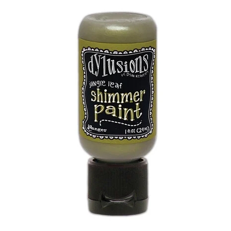 Dylusion SHIMMER Paint - Jungle Leaf