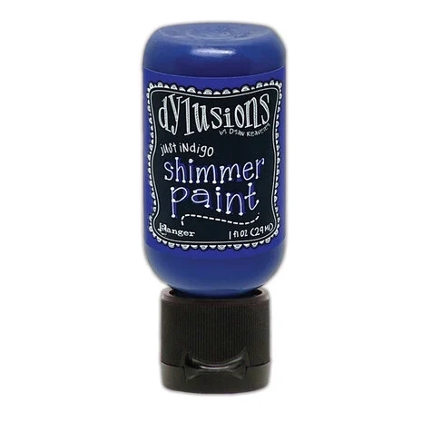 Dylusion SHIMMER Paint - Just Indigo