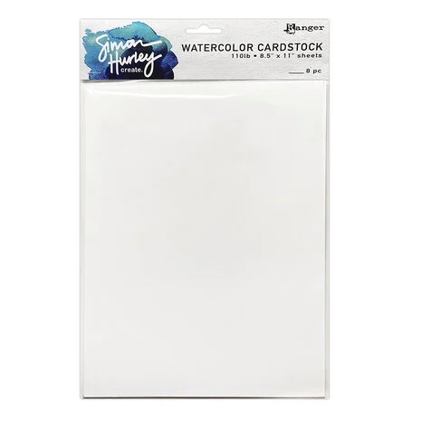 Simon Hurley Smooth Watercolor Cardstock (letter size)
