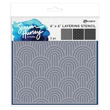 Simon Hurley Stencil Set - Happy Arches