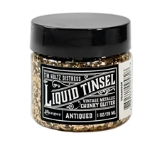 Tim Holtz Distress Liquid Tinsel - Chunky / Antiqued