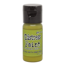 Distress Acrylic PAINT - Flip-Top / Crushed Olive
