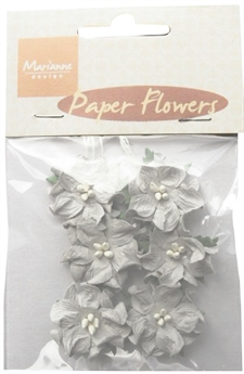 Marianne Design Paper Flowers - Grey