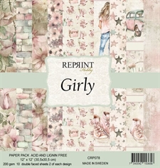 RePrint Scrapbooking Paper pack 12x12" - Girly