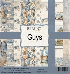 RePrint Scrapbooking Paper pack 12x12" - Guys