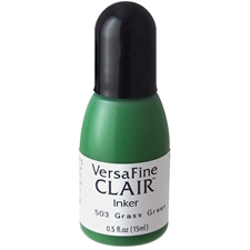 Versafine Clair Re-Inker - Grass Green (flaske)