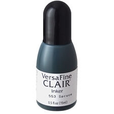 Versafine Clair Re-Inker - Spruce (flaske)