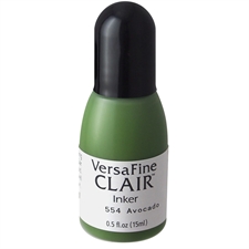 Versafine Clair Re-Inker - Avocado (flaske)
