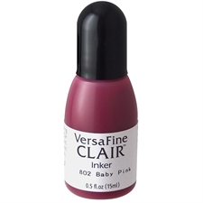 Versafine Clair Re-Inker - Baby Pink (flaske)