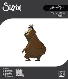 Sizzix Thinlits - Tim Holtz / Theodore Colorize MINI (bjørn)