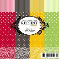 RePrint Scrapbooking Paper pack 6x6" - Basic Collection Bright