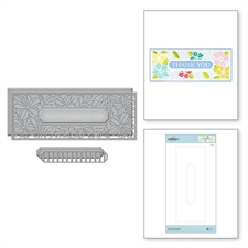 Spellbinders Die - Blossoming Slimline