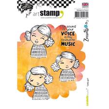Carabelle Studio Cling Stamp Large - Little Girl