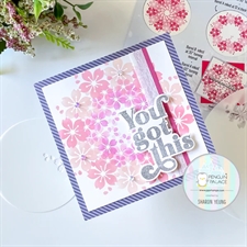 Sunbird Spark Stencils 360°™ - Stencil 6" / Sakura Fukubi