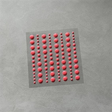 Simple and Basic Enamel Dots - Calm Red