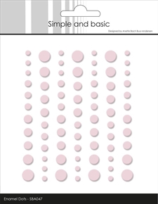 Simple and Basic Enamel Dots MATTE - Light Pink