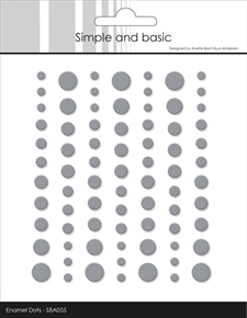 Simple and Basic Enamel Dots MATTE - Concrete