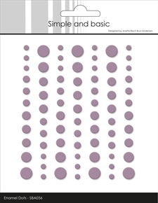 Simple and Basic Enamel Dots MATTE - Heather