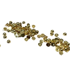 Simple and Basic Half Pearl - Polished Gold 4 mm (ca. 500 stk.)
