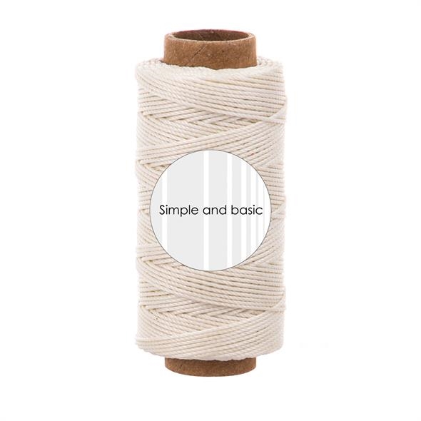 Simple and Basic Polyester Thread - Ivory