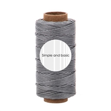 Simple and Basic Polyester Thread - Steel Grey