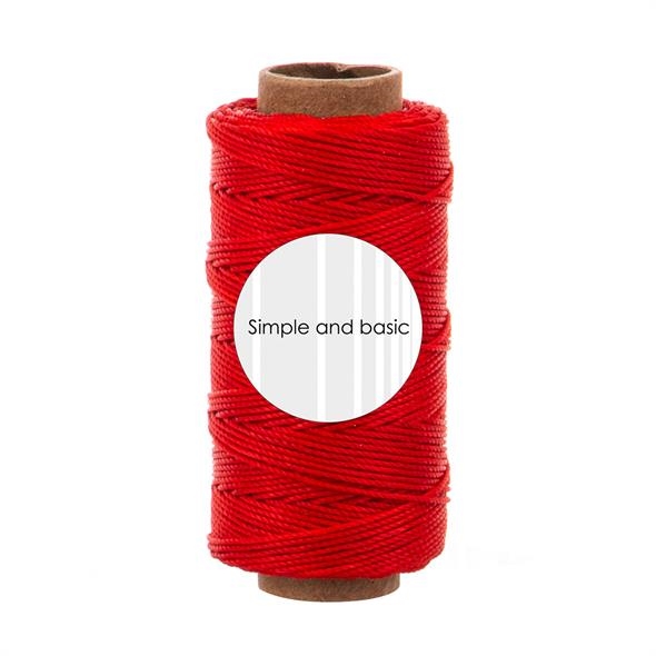 Simple and Basic Polyester Thread - Bright Red