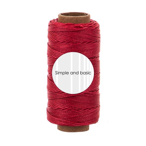 Simple and Basic Polyester Thread - Calm Red