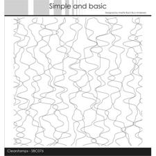 Simple and Basic Clear Stamp - Background / Wavy Lines