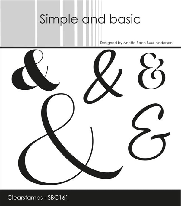 Simple and Basic Clear Stamp - Ampersand (&)