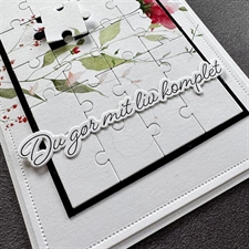 Simple and Basic Clear Stamp & Die Set - Du gør mit liv komplet m.fl.