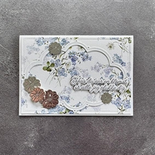 Simple and Basic Clear Stamp & Die Set - Hvis du var en blomst m.fl.