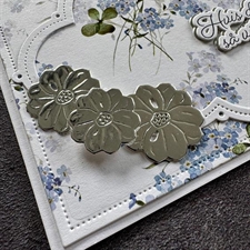 Simple and Basic Clear Stamp & Die Set - Hvis du var en blomst m.fl.