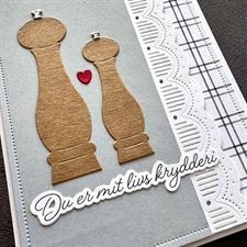 Simple and Basic Clear Stamp & Die Set - Du er mit krydderi m.fl.