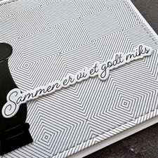 Simple and Basic Clear Stamp & Die Set - Du er mit krydderi m.fl.