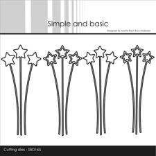 Simple and Basic Die - Decorative Star Branches