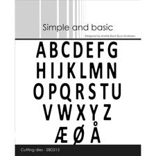 Simple and Basic Die - Mini Alphabet UpperCase
