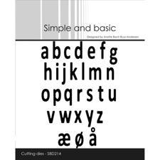 Simple and Basic Die - Mini Alphabet LowerCase