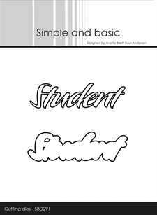 Simple and Basic Die - Tekst m. Skygge / Student