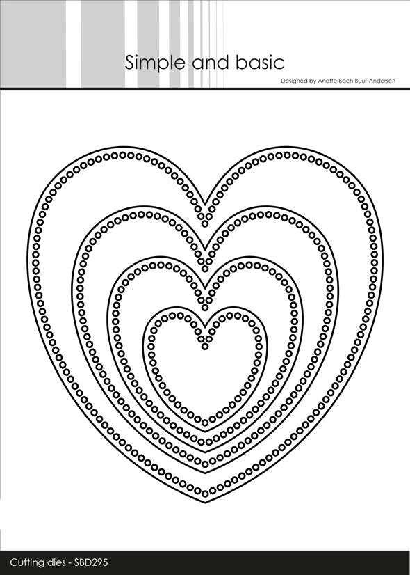 Simple and Basic Die - Circle Edges Heart