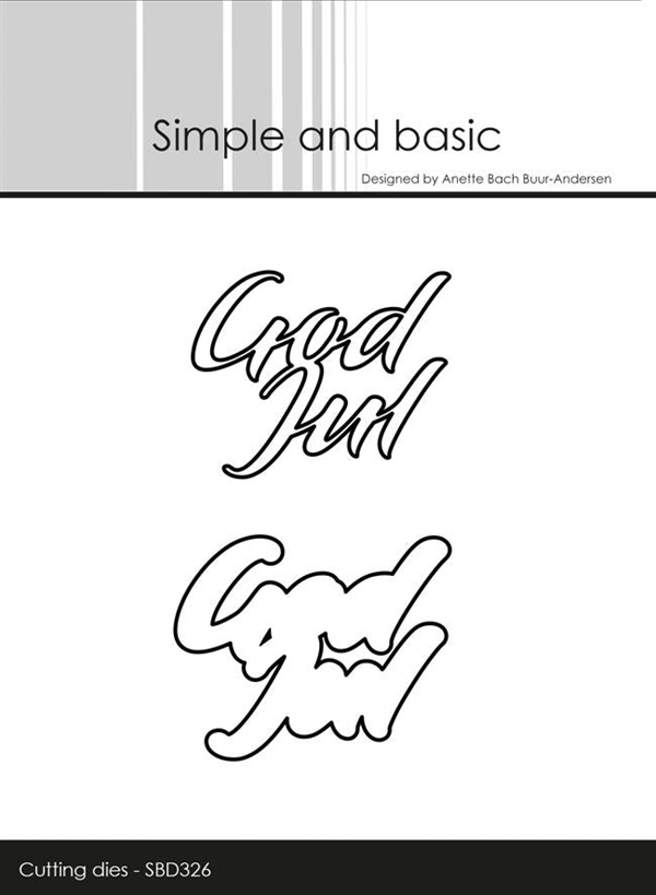 Simple and Basic Die - God Jul