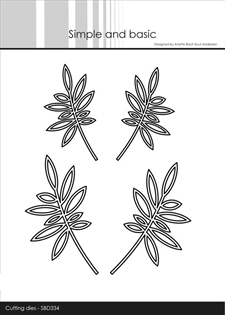 Simple and Basic Die - Leaves Outline