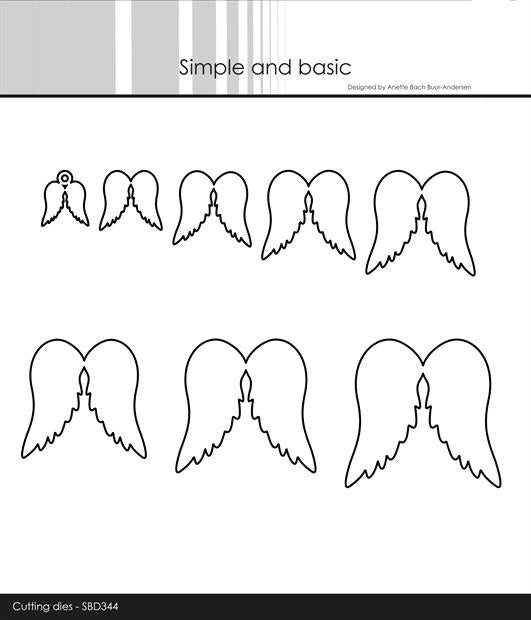 Simple and Basic Die - Angelwings